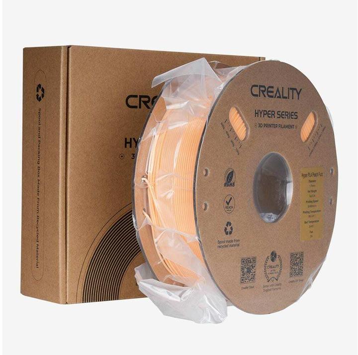 Produktbild Creality Filament PLA Hyper, Peach, 1.75 mm, 1 kg (PLA, 1.75 mm, 1000 g, Rosa)