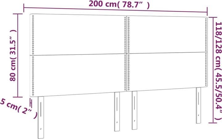 Immagine prodotto VidaXL Braylon (200 x 5 x 128 cm)