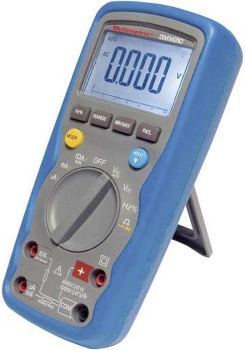 Image du produit Multimetrix Multimètre à main DMM 210 (CAT III 1000V, CAT IV 600V)