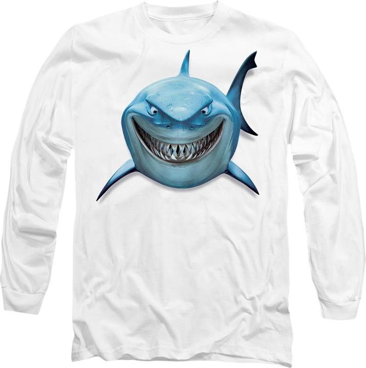 Actual product image Finding Nemo Unisex Adult Bruce Smile T-Shirt (M)