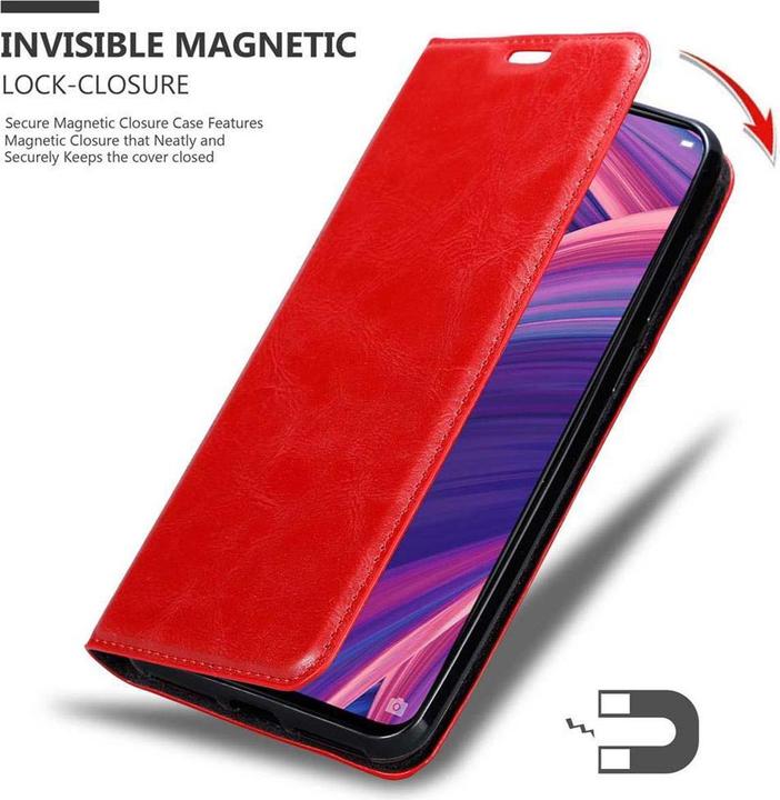 Actual product image Cadorabo Book Invisible Magnet Cover (Oppo R17 Pro)