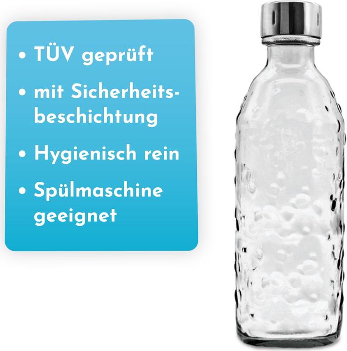 Produktbild SodaBär Glasflasche für Wassersprudler mit Drehsystem
