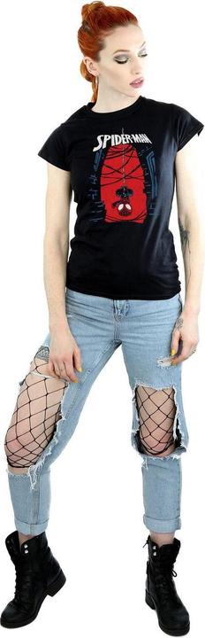Immagine prodotto Spider-Man Hanging Sketch Maglietta Donna (XXL)