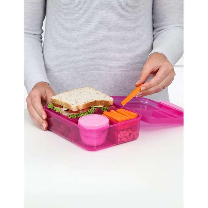 Actual product image Sistema 1.65L Bento Lunch - Pink