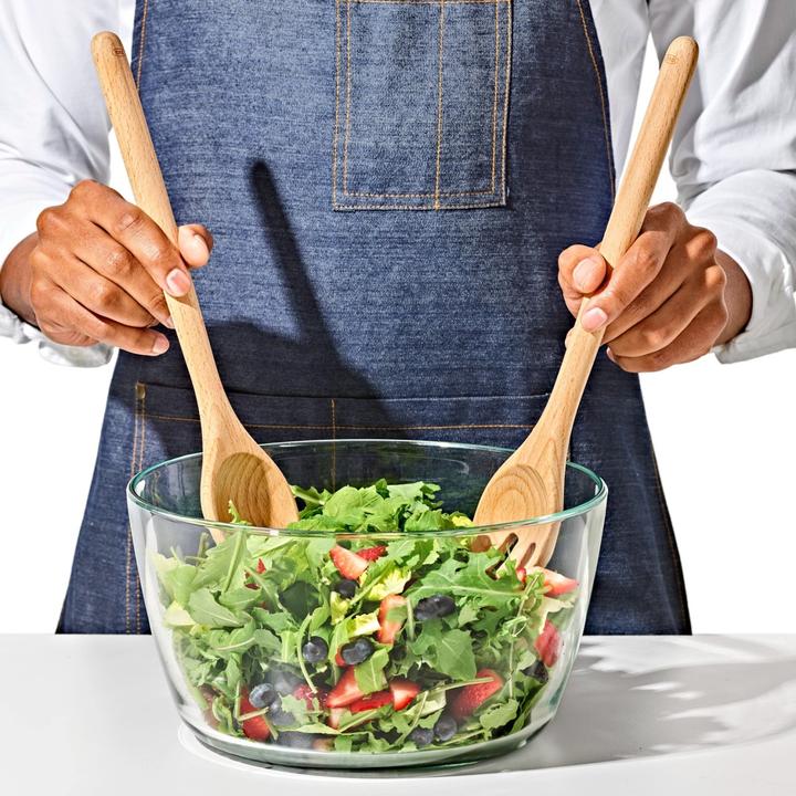 Actual product image OXO Good Grips beech wood salad servers, 2 pieces (Salad servers)