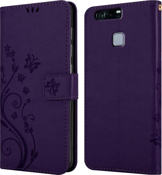 Image du produit Cadorabo Couverture du livre de fleurs (Huawei P9)