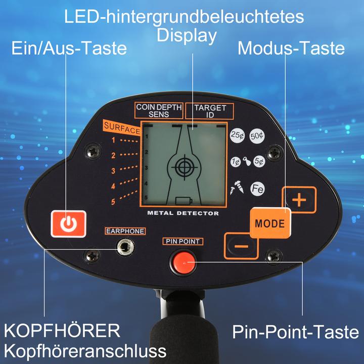 Produktbild Outsunny Metalldetektor