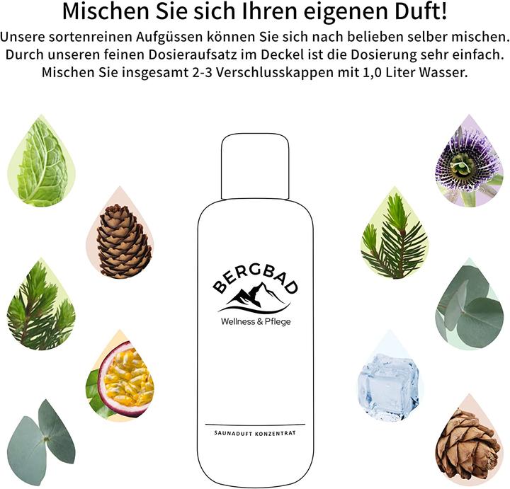 Image du produit Bergbad Set d'infusion pour sauna 4 x 250ml