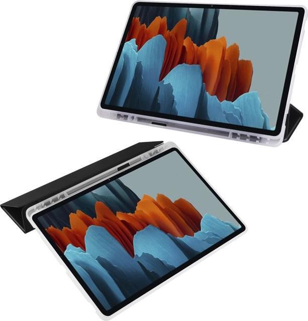 Produktbild MU Classic Dreifach faltbare Hülle mit Stylus Halterung (Galaxy Tab S7+)