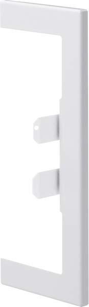 Hager TEH BR65170W9016 Wandanschlussblende zu BR/A/S 68x170mm Oberteil 80mm aus Stahlb
