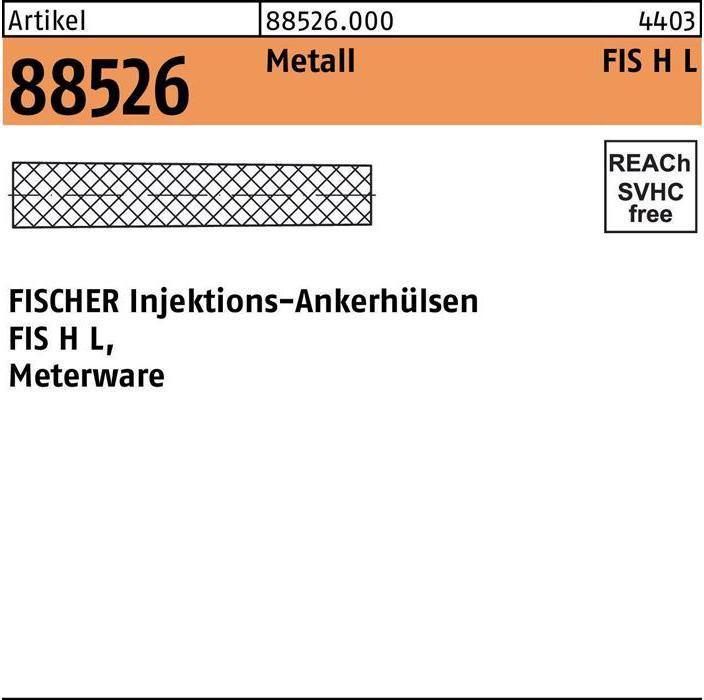 Productafbeelding Fischer FIS 050599 Ankerhuls FIS H 16x1000 L (10 Pcs.)