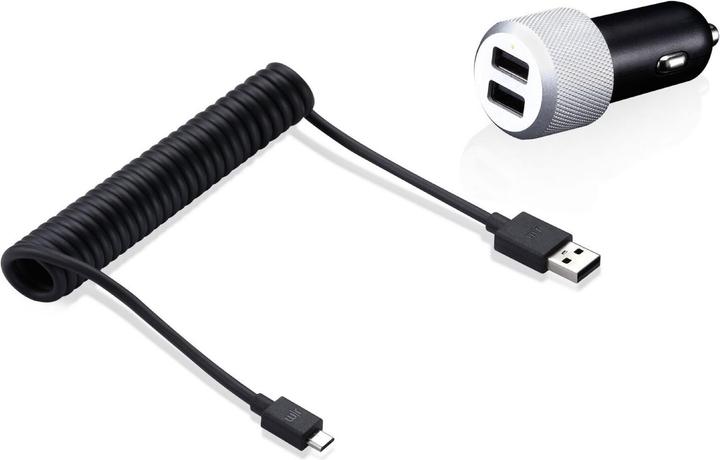 Produktbild Just Mobile Highway Max' Dual-USB Car Charger mit Micro-USB
