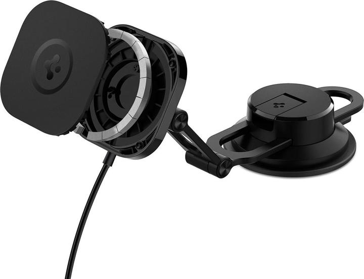 Actual product image Spigen car mount Onetap Pro 3 ITS35W-3 DASH z QI 10W for iPhone with Magsafe black