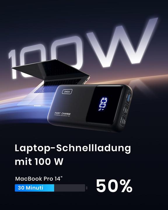 Actual product image INIU BI-B63 (25000 mAh, 65 W, 65 Wh)