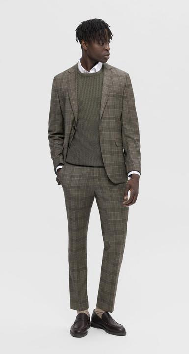 Actual product image Selected Homme Checked suit trousers (44)