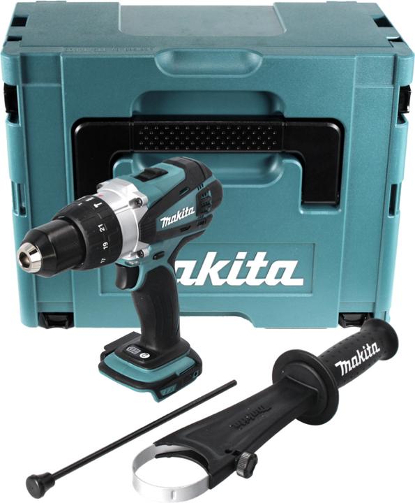 Actual product image Makita DHP458ZJ, without battery (Rechargeable battery operated)