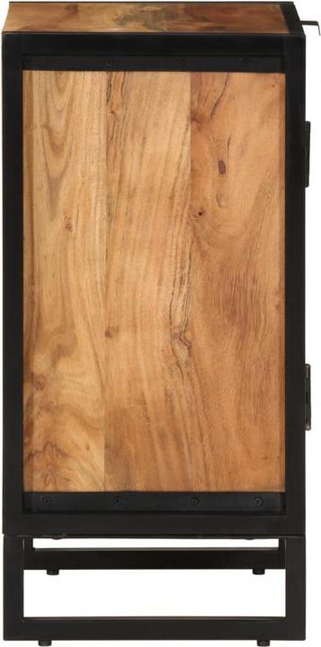 Image du produit VidaXL Armoire de salle de bain en acacia et fer (40 x 30 x 60 cm)