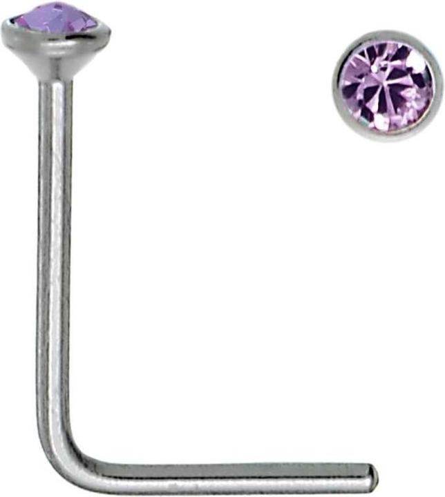 Bijouteria Nasenpiercing (Edelstahl, Kristall)