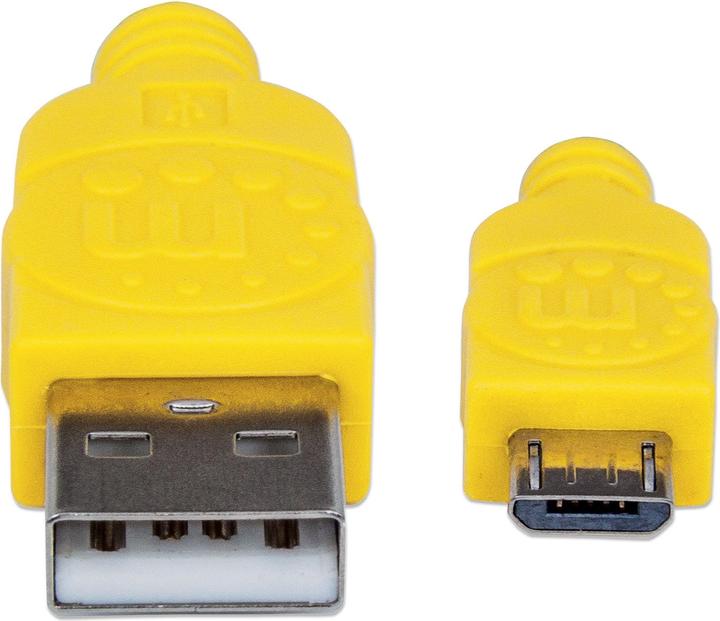 Actual product image Manhattan Braided Micro-USB (1.80 m, USB 2.0)
