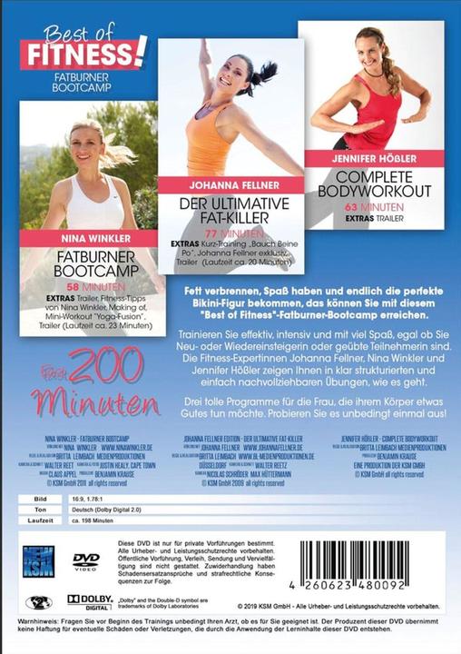 Image du produit Best of Fitness - Fatburner Bootkamp 3auf1 (DVD, Allemand)
