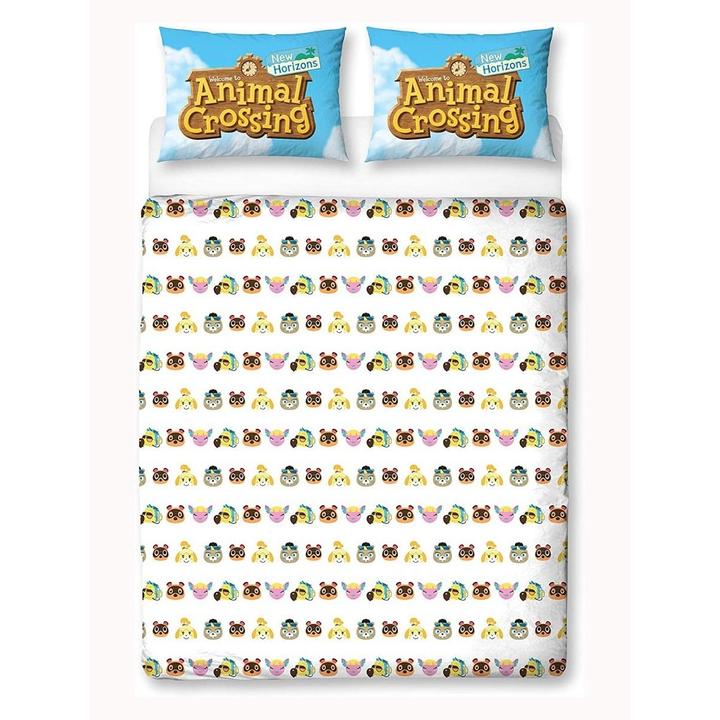 Actual product image Animal Crossing Logo bed linen set