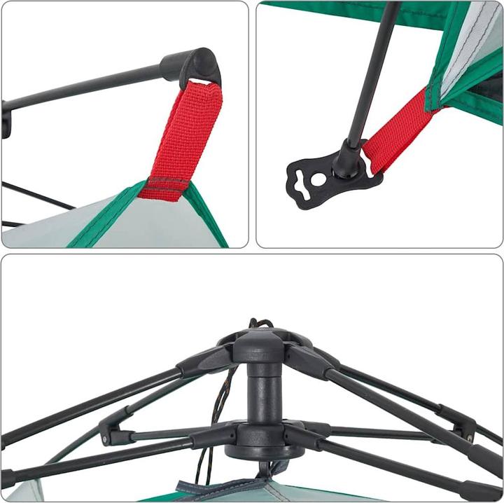 Image du produit VidaXL Tente de plage vert mer Quick Release étanche à l'eau (Tente de plage, 1.10 kg)
