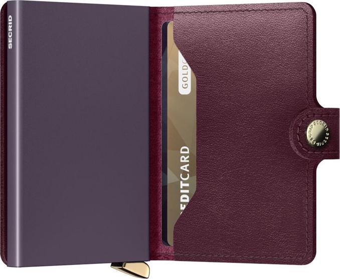 Actual product image Secrid Wallet PREMIUM MINIWALLET DUSK Bordeaux