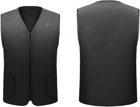 Produktbild Hermex XXS Heizweste elektrisch beheizbare Weste Thermoweste Unisex 7 Zonen (XXS)