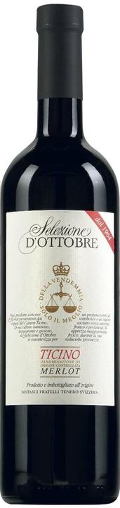 Actual product image Fratelli Matasci Merlot Selezione d'Ottobre 37.5 cl Matasci Tenero Ticino DOC (1 x 37.5 cl, 2020)