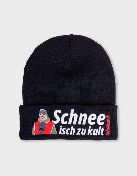 Produktbild SwissMeme Schnee isch zu kalt Beanie
