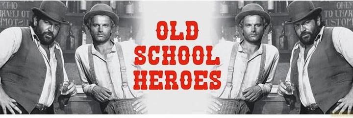 Produktbild Blechwaren Fabrik Braunschweig Bud Spencer & Terence Hill Emaille Tasse Old School Heroes (500 ml, 1 x)