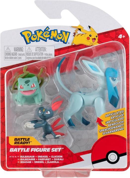 Actual product image Jazwares Pokémon Battle Figure Set ass Wave