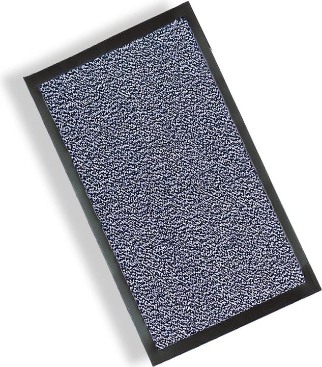 Actual product image Nölle dust control mat blue mottled 90 x 150 cm Polypropylene fibre, non-slip vinyl backing (150 x 90 cm)
