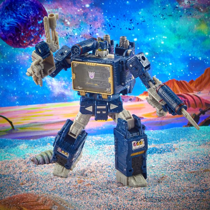Immagine prodotto Transformers Giocattolo Generations Legacy, figura d'azione di Voyager Soundwave alta 17,5 cm, per bambini a