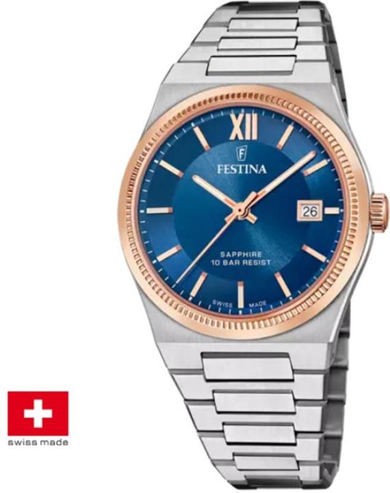 Image du produit Festina Fabriqué en Suisse (Montre analogique, 40 mm)