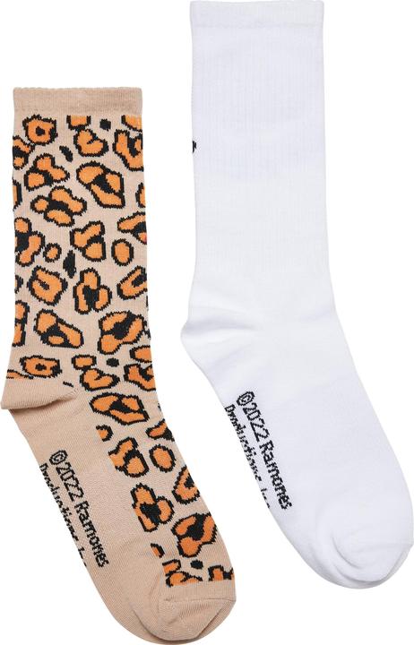 Image du produit Merchcode Chaussettes Ramones Leo 2-Pack - 19833 (lot de 2, 39 - 42)