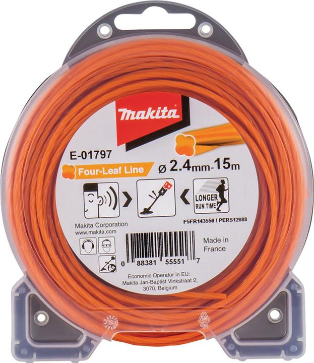 Immagine prodotto Makita Quadrifoglio (Tosaerba, Lenza per tagliabordi + rocchetto di lenza)