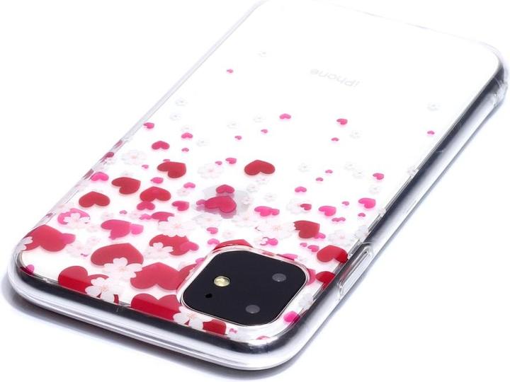 Immagine prodotto Ueli Express Cover in gomma super sottile per iPhone 11 Cuori (Apple iPhone 11)