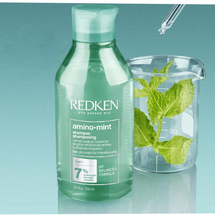 Image du produit Redken Amino Mint - Shampooing (300 ml, Shampoing liquide)