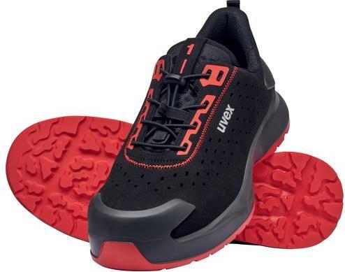 Actual product image Uvex Sports uvex 1 x-craft low shoes S1 PL 68023 black width 12 size 45 (S1P, 45)
