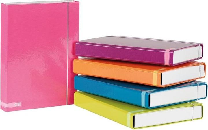 Produktbild BEE Ordnerbox A4 für Gummiband Fashion Colors (A4)