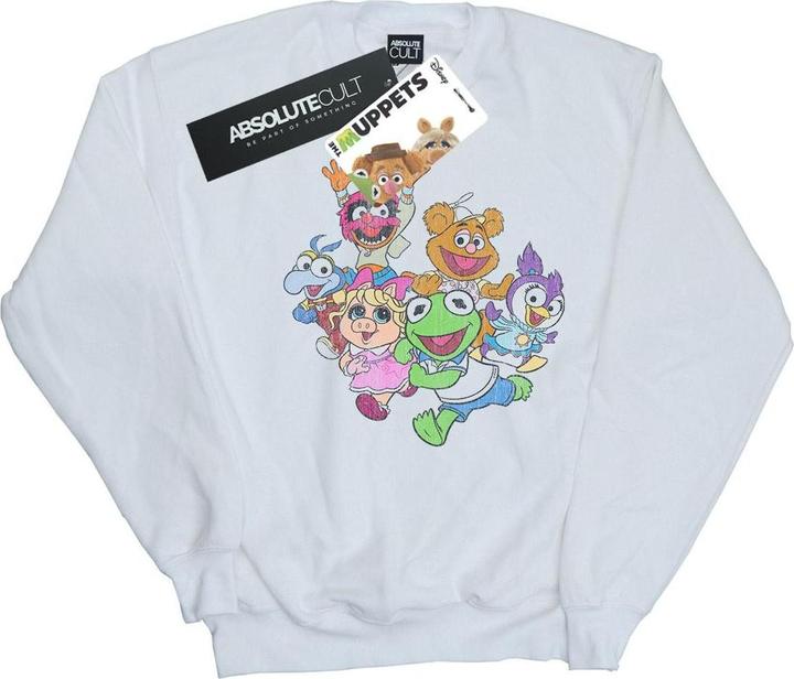 Actual product image Disney Boys The Muppets Muppet Babies Colour Group Sweatshirt (128)