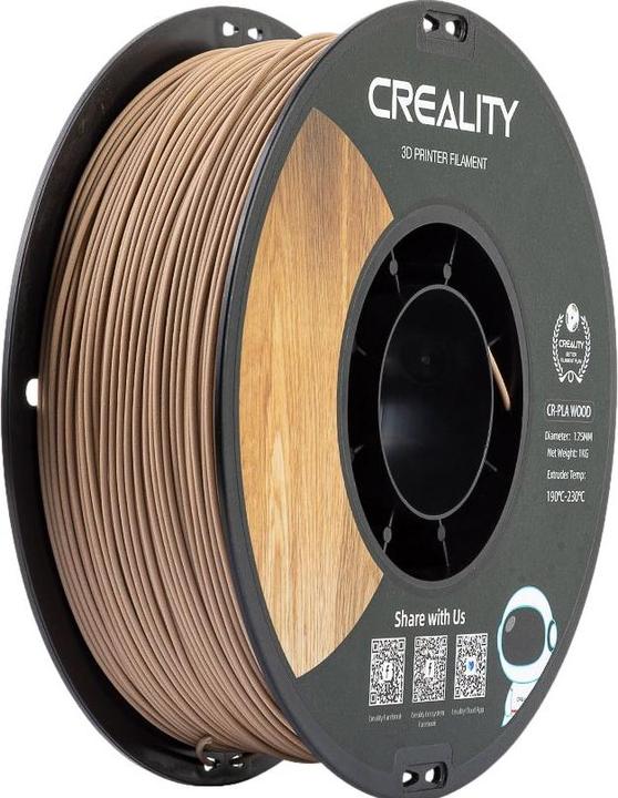 Produktbild Creality Wood Filament (PLA, 1.75 mm, 1000 g, Weiss)