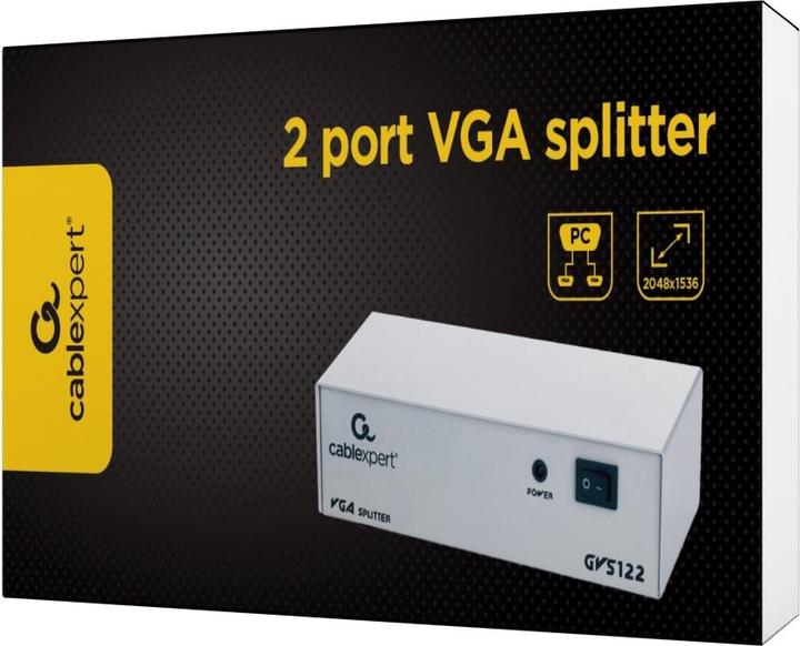 Produktbild Gembird GVS122 VGA Videosplitter (0.65 m, VGA)