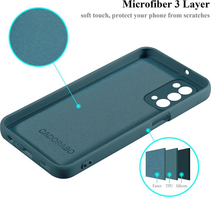 Actual product image Cadorabo Case for OPPO A54 5G / A74 5G TPU in liquid protection silicone design (Oppo A74 5G)