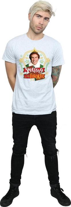 Actual product image Elf Mens Buddy Smiling T-Shirt (XXL)