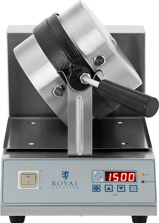 Produktbild Royal Catering Waffeleisen Waffelgerät Waffelautomat Waffle Maker Belgische Waffel 1300W 18cm