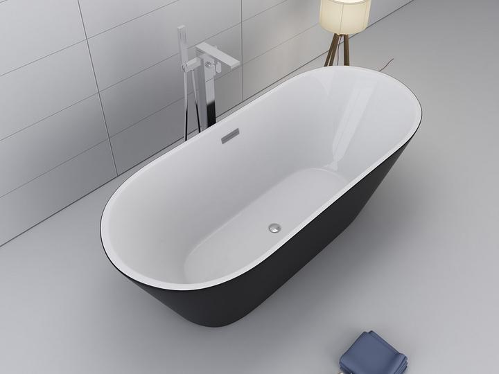 Immagine prodotto Jet-Line Vasca da bagno LAUSANNE II nera (170 cm, 80 cm)