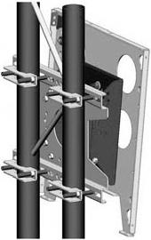 Actual product image Chief Flat Panel Tilt Truss Mount (Ceiling, 68.03 kg)