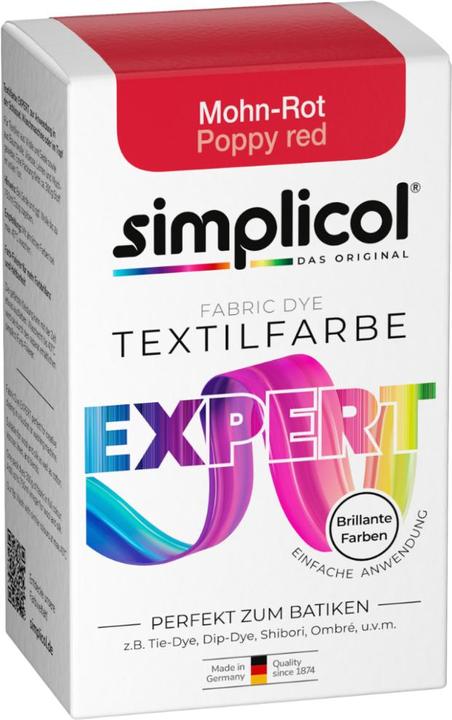 Image du produit MGA Colorant textile expert, rouge coquelicot 150 g (écarlate, 150 ml)